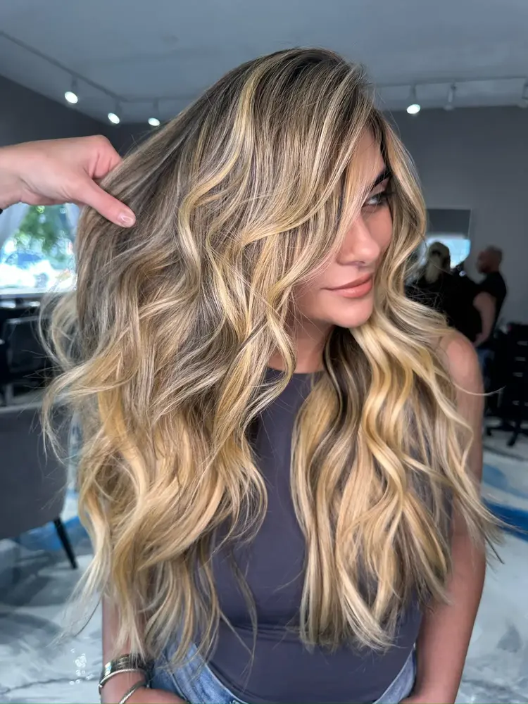 Balayage result