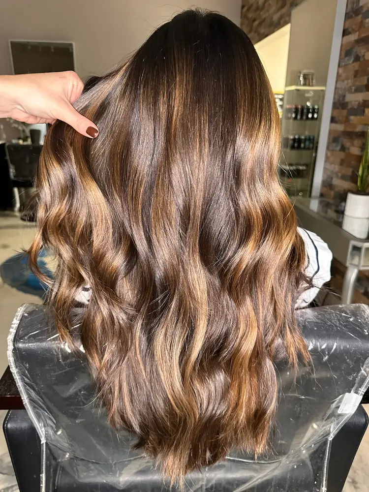 Glossy Brunette transformation